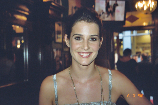 Cobie Smulders at the 'How I Met Your Mother' Academy screening at McGee's Pub in New York City, June 3, 2008. Copyright 2008 Jay S. Jacobs.