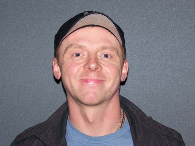 Simon Pegg at the New York press day for PAUL.
