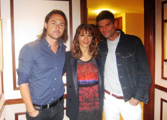 Lee Toland Krieger, Rashida Jones and Will McCormack at the New York press day for CELESTE AND JESSE FOREVER - The Regency Hotel, New York, July 31, 2012.