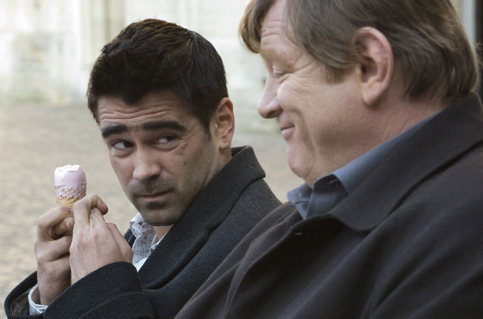Colin Farrell and Brendan Gleason in 'In Bruges.'