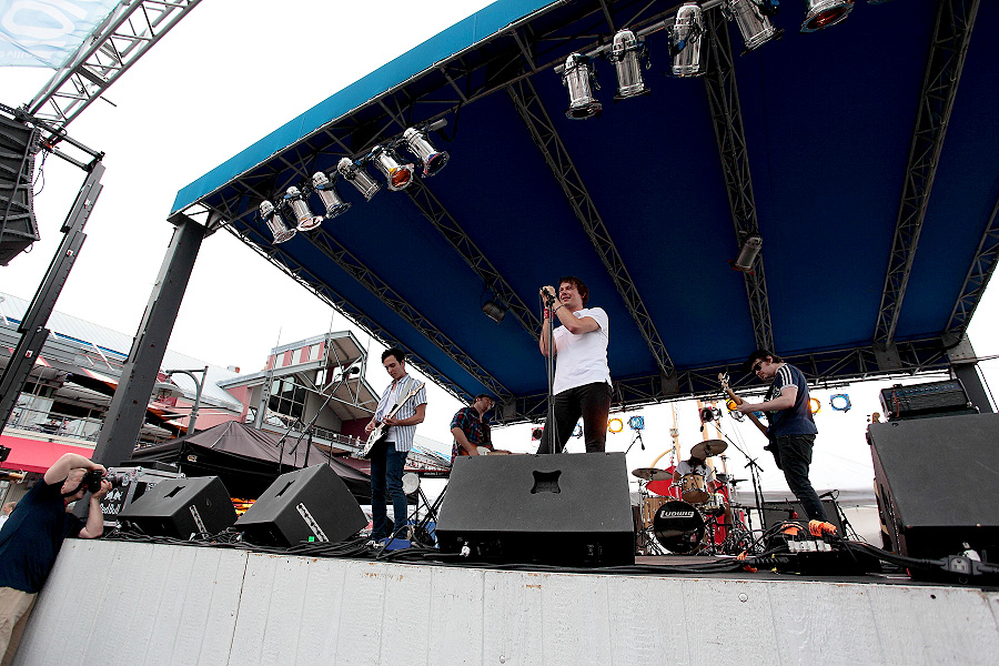 The Fast Years - The 4Knots Music Festival - South Street Seaport - New York, NY - July 14, 2012 - photo by Mark Doyle � 2012