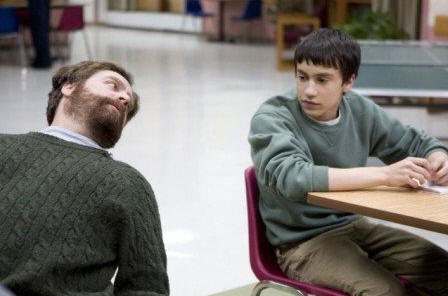 Zach Galifianakis (left) and Keir Gilchrist (right) star in writer/directors Anna Boden and Ryan Fleck's IT'S KIND OF A FUNNY STORY, a Focus Features Release.