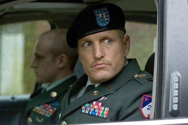 Ben Foster and Woody Harrelson in 'The Messenger.'