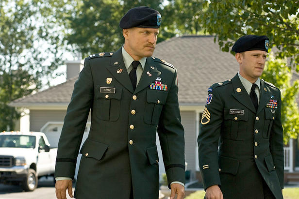 Woody Harrelson and Ben Foster in 'The Messenger.'