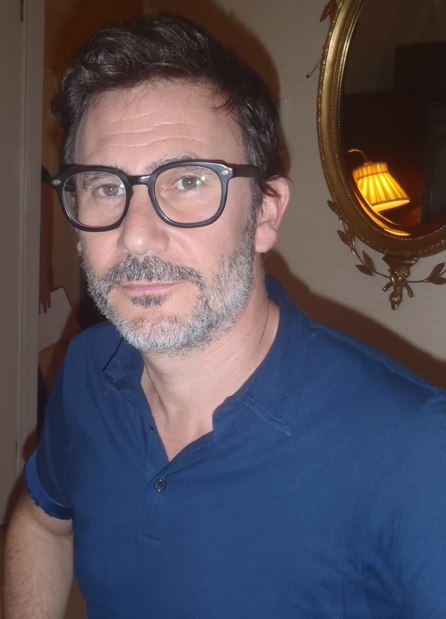 Michel Hazanavicius at the New York press day for THE ARTIST.