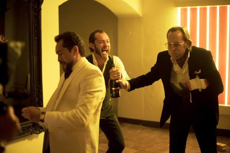 Demián Bichir, Jude Law and Richard E. Grant star in 'Dom Hemingway.'