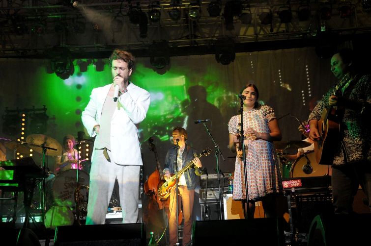 Edward Sharpe and the Magnetic Zeros - Longwood Gardens - Kennett Square, PA - August 28, 2013 - photo by Jim Rinaldi � 2013