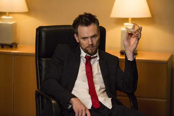 COMMUNITY -- "Repilot" Episode 501 -- Pictured: - Joel McHale as Jeff Winger -- (Photo by: Justin Lubin/NBC)