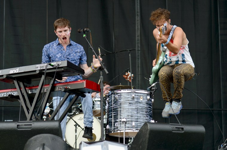 Walk the Moon - Budweiser Made In America Fest (Day One) - Benjamin Franklin Parkway - Philadelphia, PA - August 31, 2013 - photo by Getty Images � 2013. Courtesy of MSO.