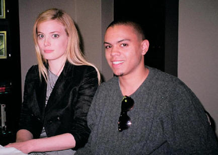 Gillian Jacobs and Evan Ross discuss 'Gardens of the Night' - The Regency Hotel, New York, October 30, 2008 - Photo: Jay S. Jacobs