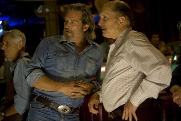 Jeff Bridges stars as country singer Bad Blake with Robert Duvall in 'Crazy Heart.'