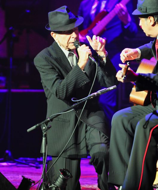 Leonard Cohen at the Academy of Music - May 2009 - Photo by Jim Rinaldi