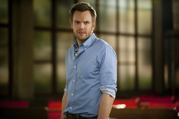 COMMUNITY -- "Football and Nocturnal Vigilantism" Episode 309 -- Pictured: Joel McHale as Jeff -- Photo by: Lewis Jacobs/NBC