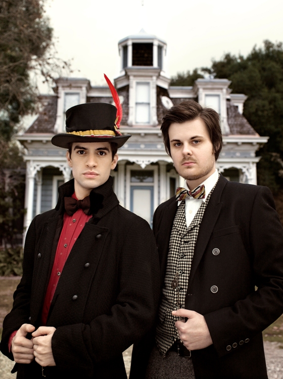 Brendan Urie and Spencer Smith of Panic! At the Disco.