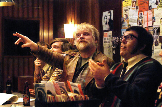 Chris O'Dowd, Philip Seymour Hoffman and Nick Frost in 'Pirate Radio.'