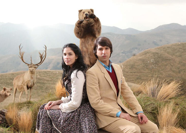 Sarah Silverman and Demetri Martin