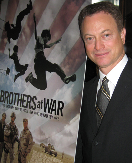 Gary Sinise at the roundtable interview about 'Brothers at War.'