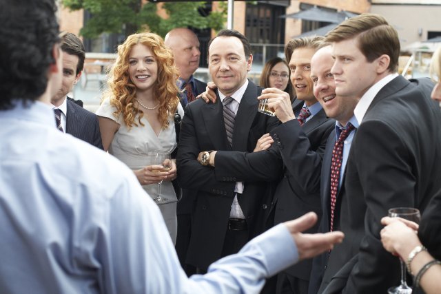 Rachel Lafevre, Kevin Spacey and Barry Pepper in CASINO JACK.