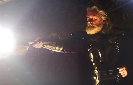 Sir Anthony Hopkins in THOR.
