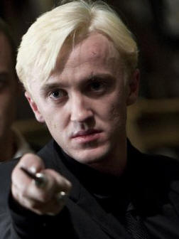 Tom Felton as Draco Malfoy in HARRY POTTER AND THE DEADLY HOLLOWS - PART 2.