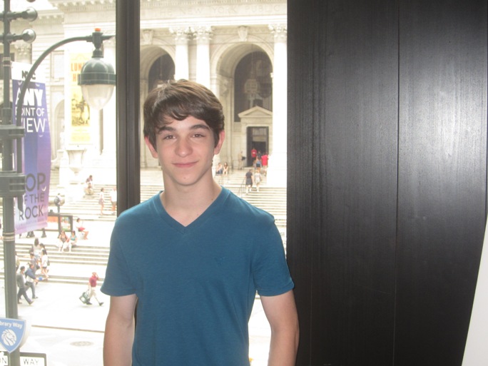 Zachary Gordon at the New York Press Day for Diary of a Wimpy Kid: Dog Days at the Andaz Hotel in New York, July 30, 2012.